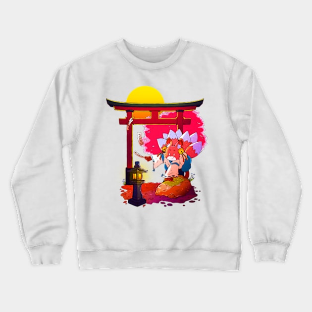 SHINTO KITSUNE Crewneck Sweatshirt by Chofy87